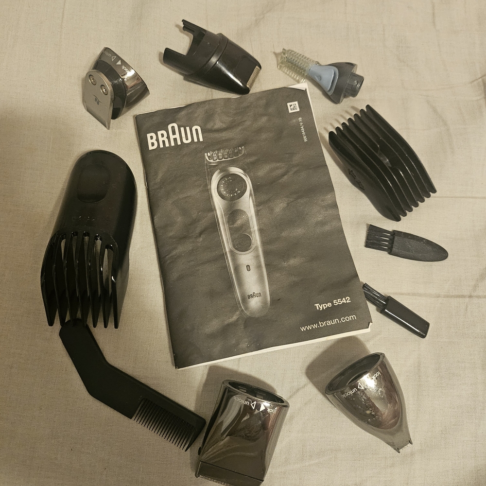 Braun 5542 Trimmer Parts